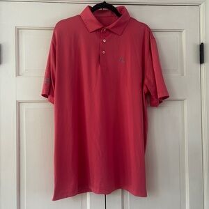 Rhoback Coral‎ Polo Shirt Embroidered Logo Golf Polo Size XL